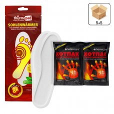 Комплект Грілки для ніг Thermopad Foot Warmer (5 пар) + Грілки для тіла ХОТПАК (5 пар)