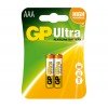 Батарейка GP ULTRA ALKALINE 1.5V лужна, LR03, AAA (блістер 2 шт.)