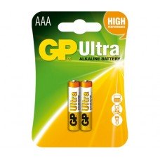 Батарейка GP ULTRA ALKALINE 1.5V лужна, LR03, AAA (блістер 2 шт.)