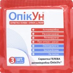 Противоожоговая салфетка «Опікун»  10х10 см (3шт в уп)