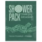 Пінна рукавиця з дерматологічним гелем – Shower Pack (сухий душ військовий)