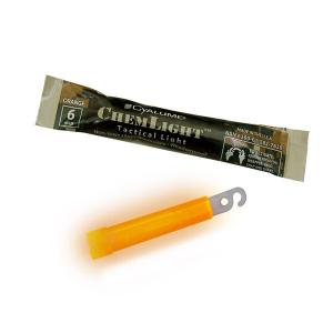 Химический источник света Cyalume ChemLight 4” Orange  6 часов