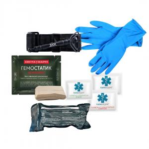 Набір кровоспинний EDC Med Kit (турнікет СІЧ , бандаж, бинт ГЕМОСТАТИК)