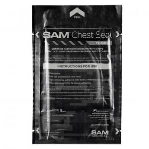 Повязка окклюзионная SAM Chest Seal Combo Pack (вент+невент)