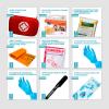 Аптечка універсальна туристична Travel First Aid Kit (кейс 21х13х5см)