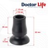 Наконечник для тростин гумовий Doctor Life 19 мм