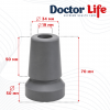 Наконечник для тростин обертовий 360° Doctor Life 19 мм 