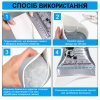 Портативний одноразовий туалет-пакет Emergency Mini Toilet з абсорбентом 700 мл унісекс (10шт/уп)