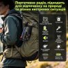 Портативне аварійне радіо Emergency Radio FM/AM/SW з ліхтарем 120Lm, SOS, сонячною панеллю та акумулятором 2000mAh