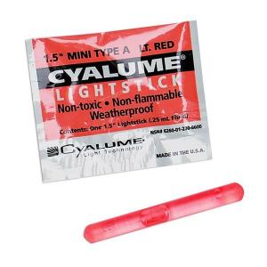 Хімічне джерело світла Cyalume Mini 1,5" RED 4 години